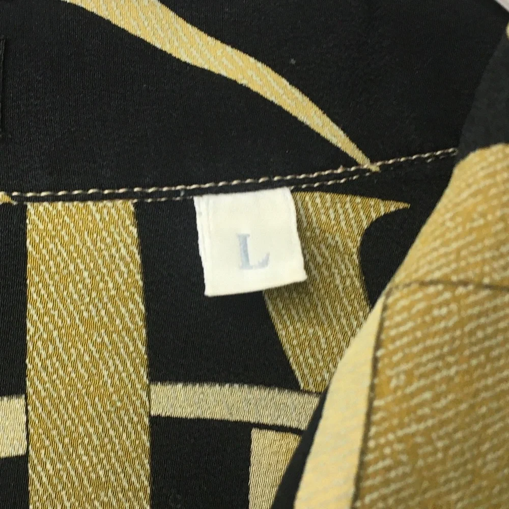 XACUS Collezioni Women’s Patterned Button Down Shirt, Large - Picture 11 of 11